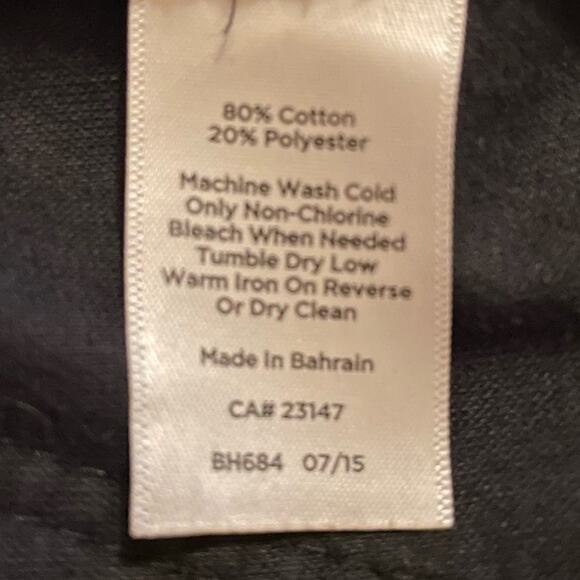 Talbots Velvet Black Pants Size 8 - Picture 8 of 12